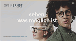 Desktop Screenshot of optikernst.de